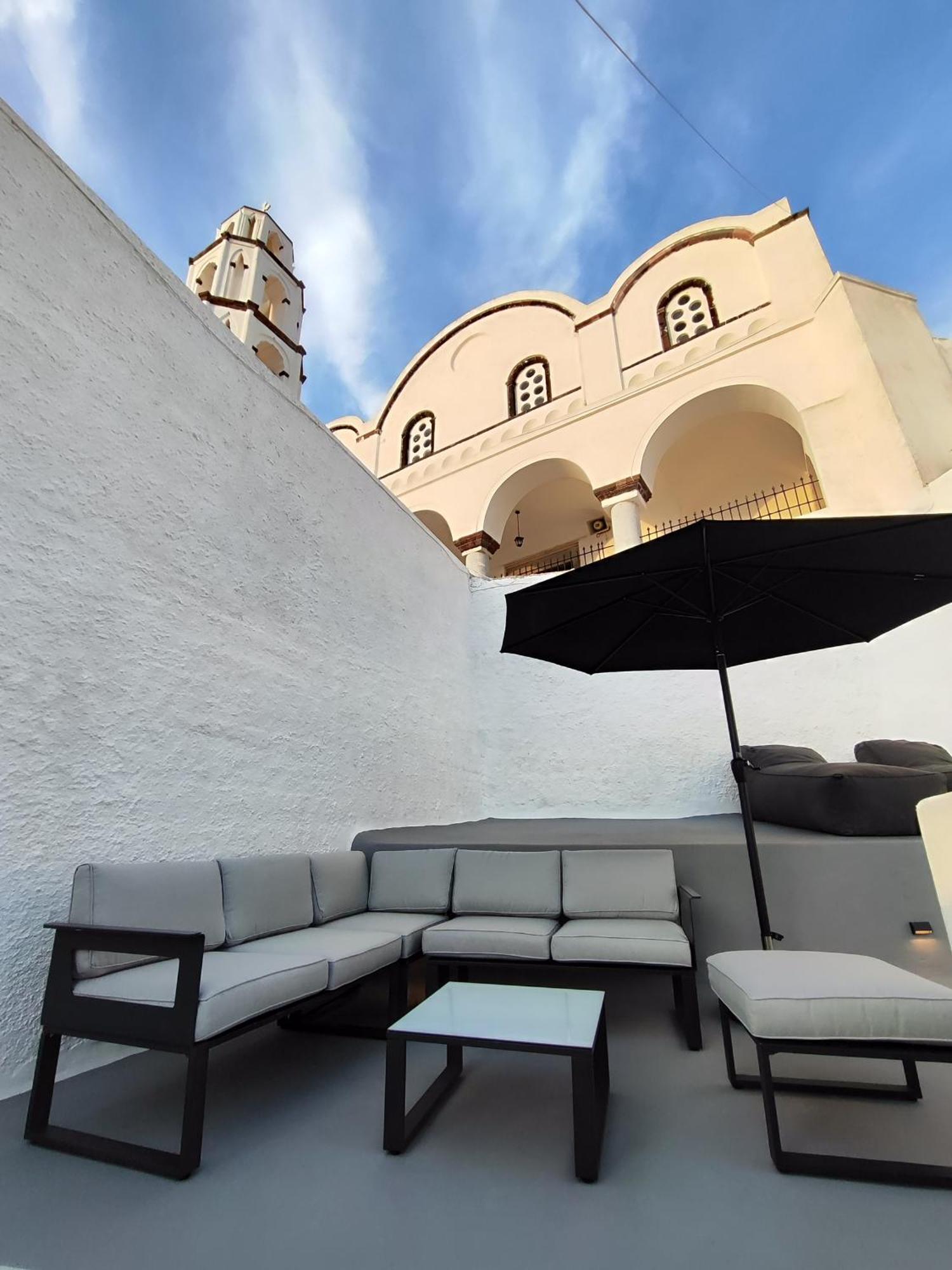 Noir Cave Villa With Private Jacuzzi And Sunset Terrace Pyrgos Kallistis Exterior photo